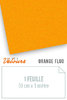 Orange Fluo 5420 50 cm x 100 cm 